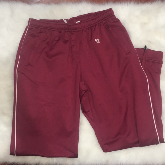 burgundy nike sweatpants